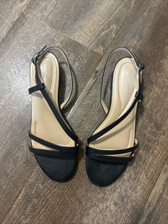 Easy Spirit Shoes - easy spirit Women’s Black Strappy Slingback Sandals-Size 10 M